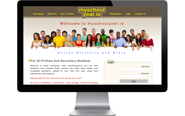 Myschoolyear.ie screen image
