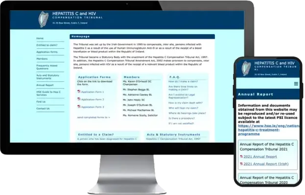 Hepatitis C & HIV compensation tribunal Website design by Web Page Design Company