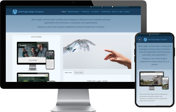 The Web Page Design Company website preview
